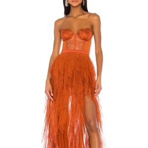 X REVOLVE Bustier Gown in Rust
For Love & Lemons